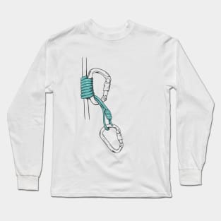 Bachmann Knot Rock Climbing Prusik Long Sleeve T-Shirt